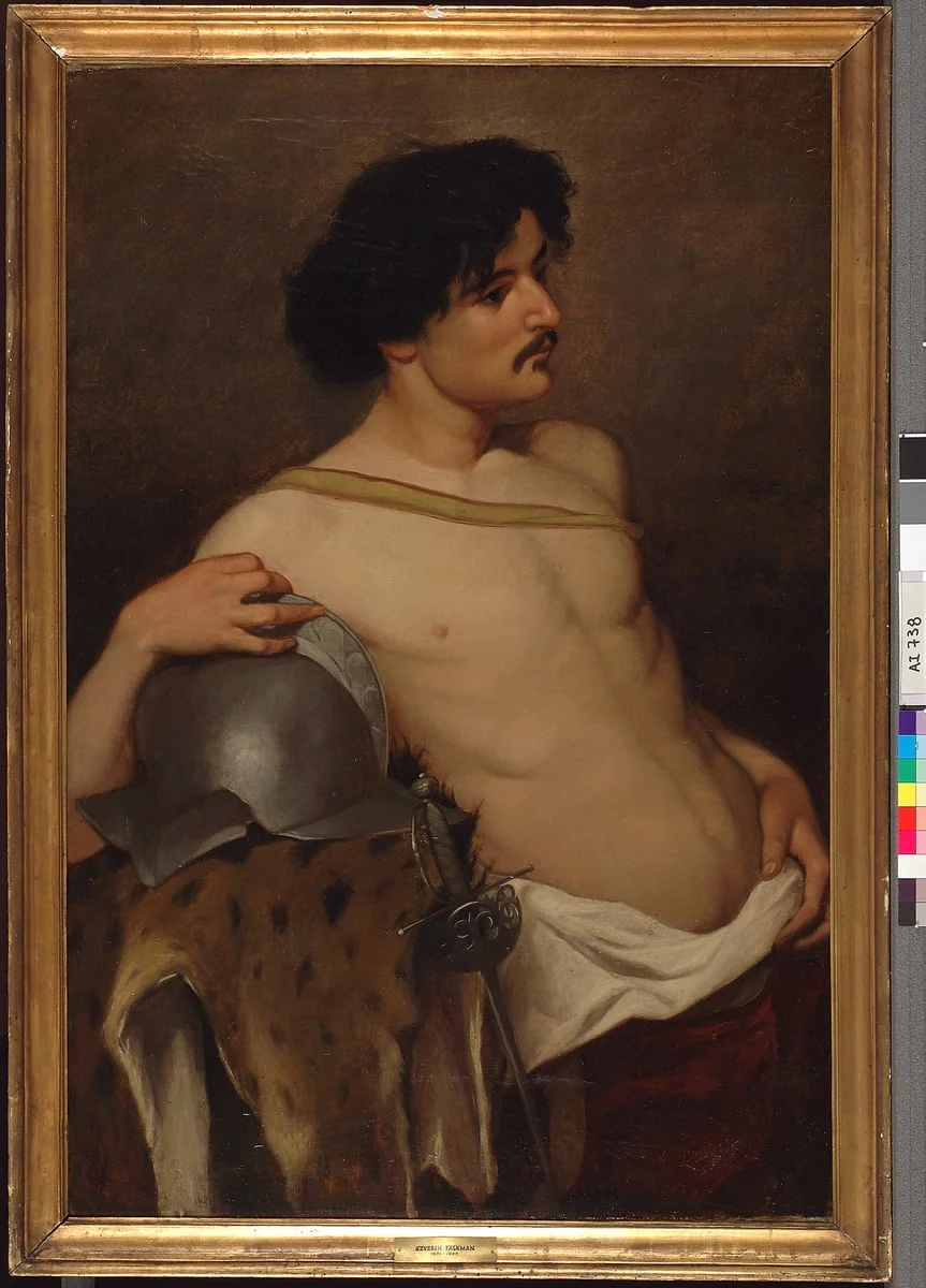 Antonio, akatemiaharjoitelma, by Severin Falkman, unspecified