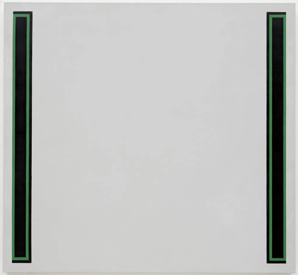 Untitled, by Jo Baer, oil, 1968