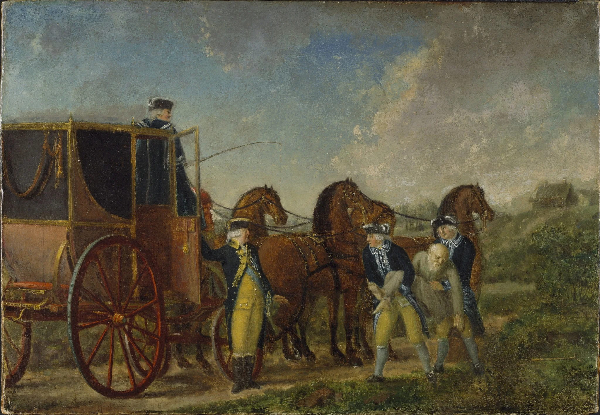 Konung Adolf Fredrik (1710-1771) vid Loka Brunn 1762