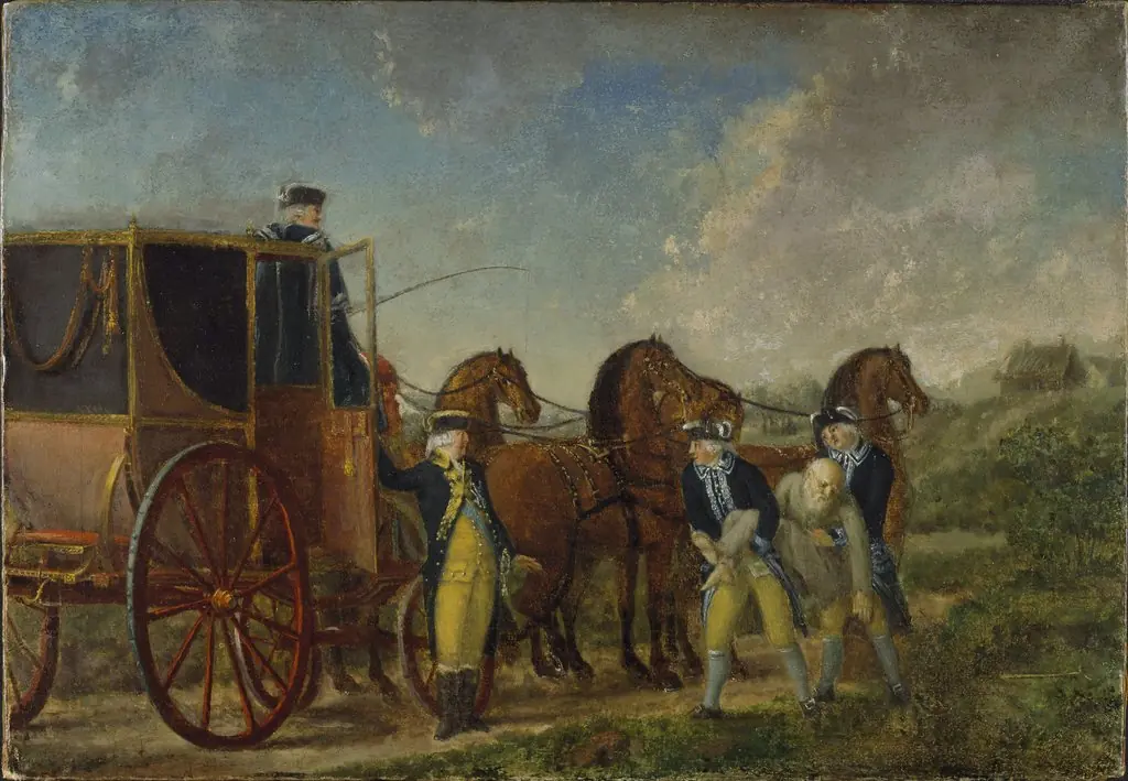 Konung Adolf Fredrik (1710-1771) vid Loka Brunn 1762