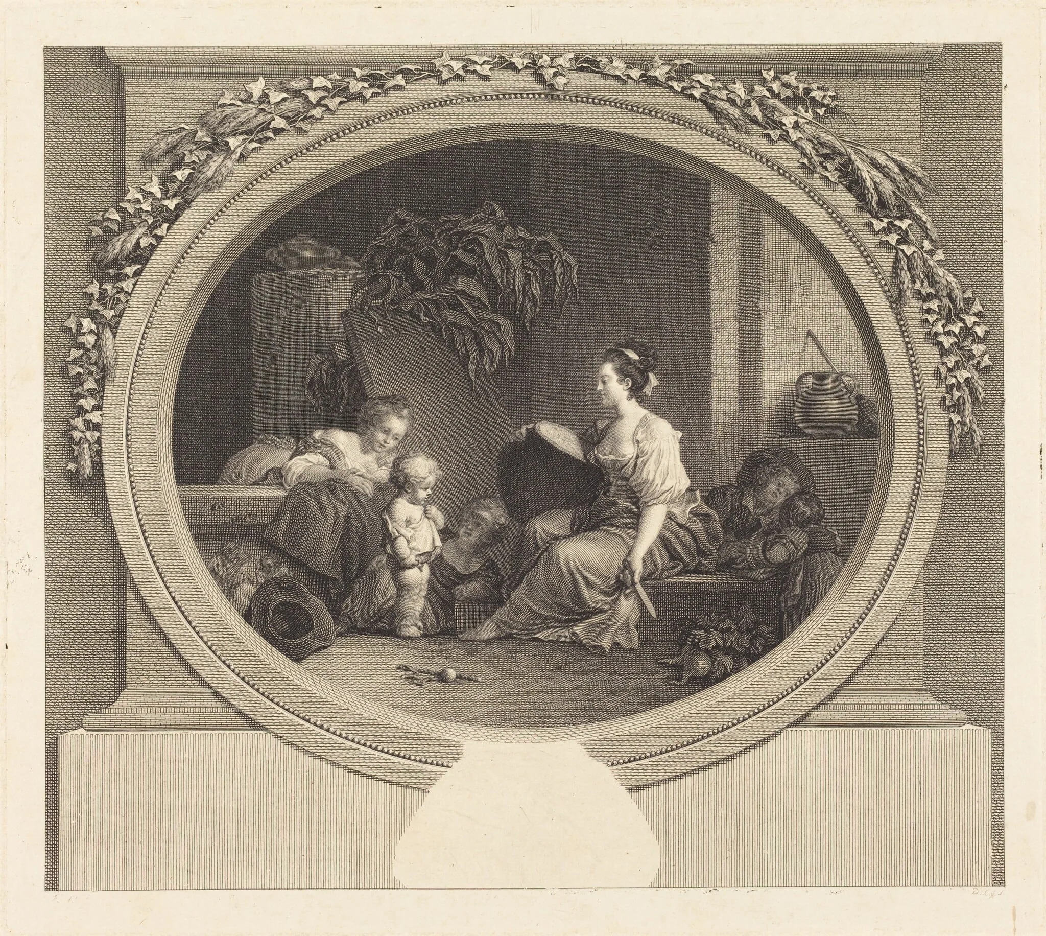 Dites donc s'il vous plait, by Nicolas Delaunay, ink, 1782
