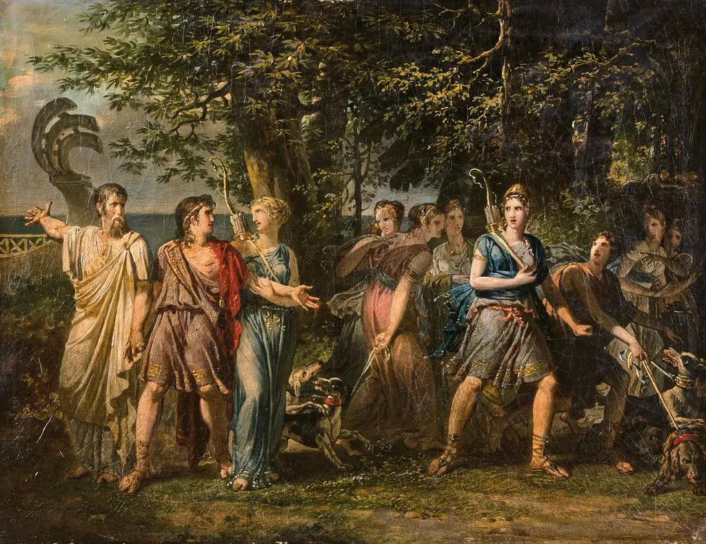 Telemachus, Urged by Mentor, Leaving the Island of Calypso