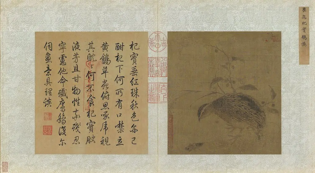 Lycium Berries and a Quail