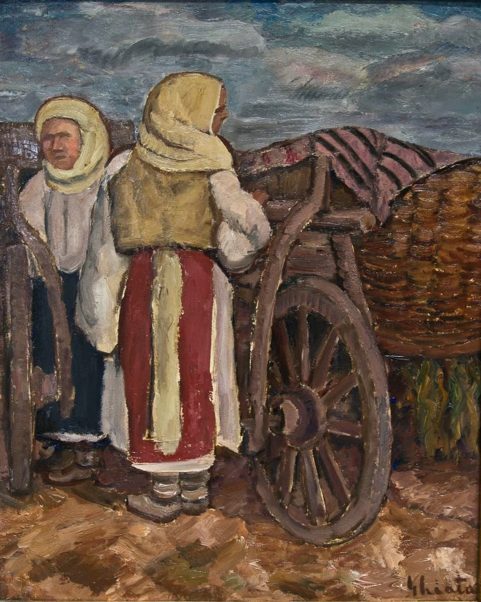 Lângă car
