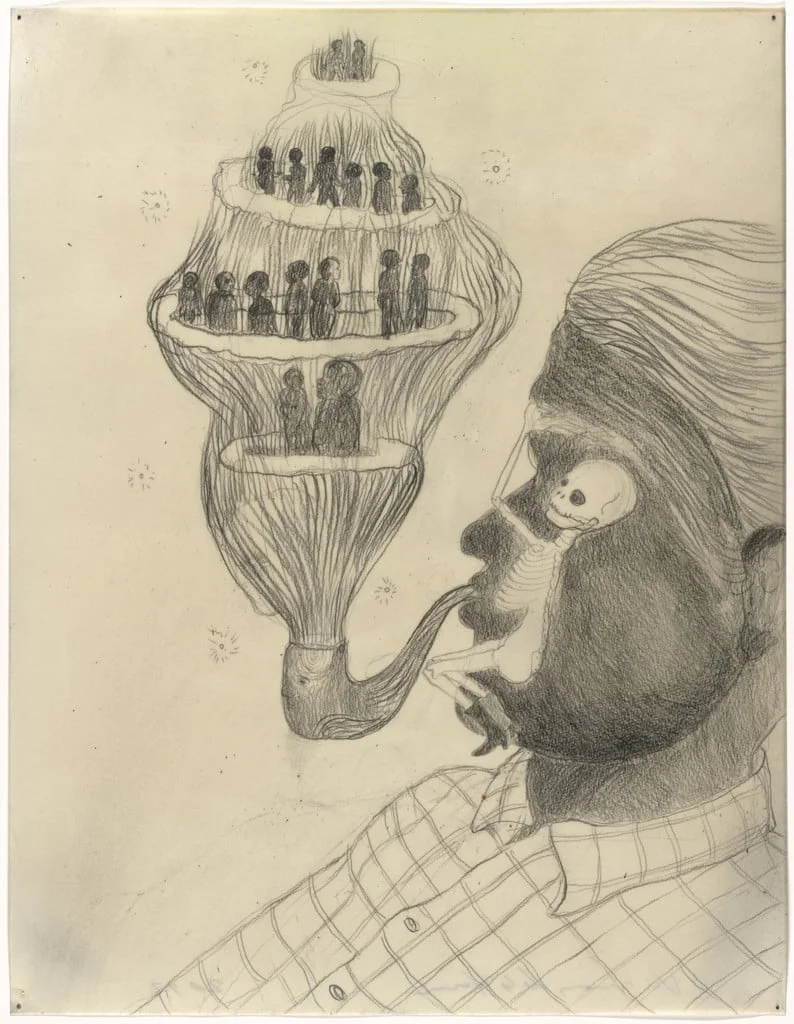 Untitled, by Sandra Vásquez de la Horra, graphite, 2012