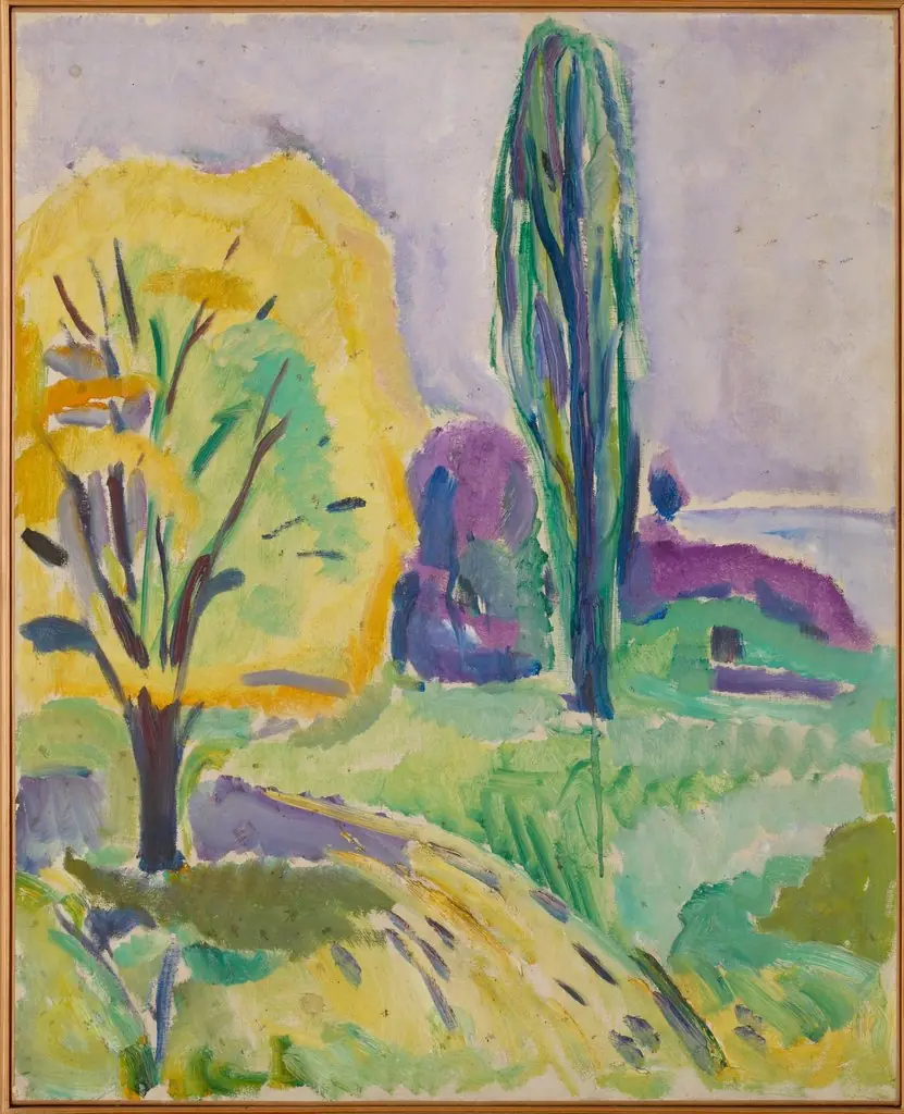 Yellow and Green Tree