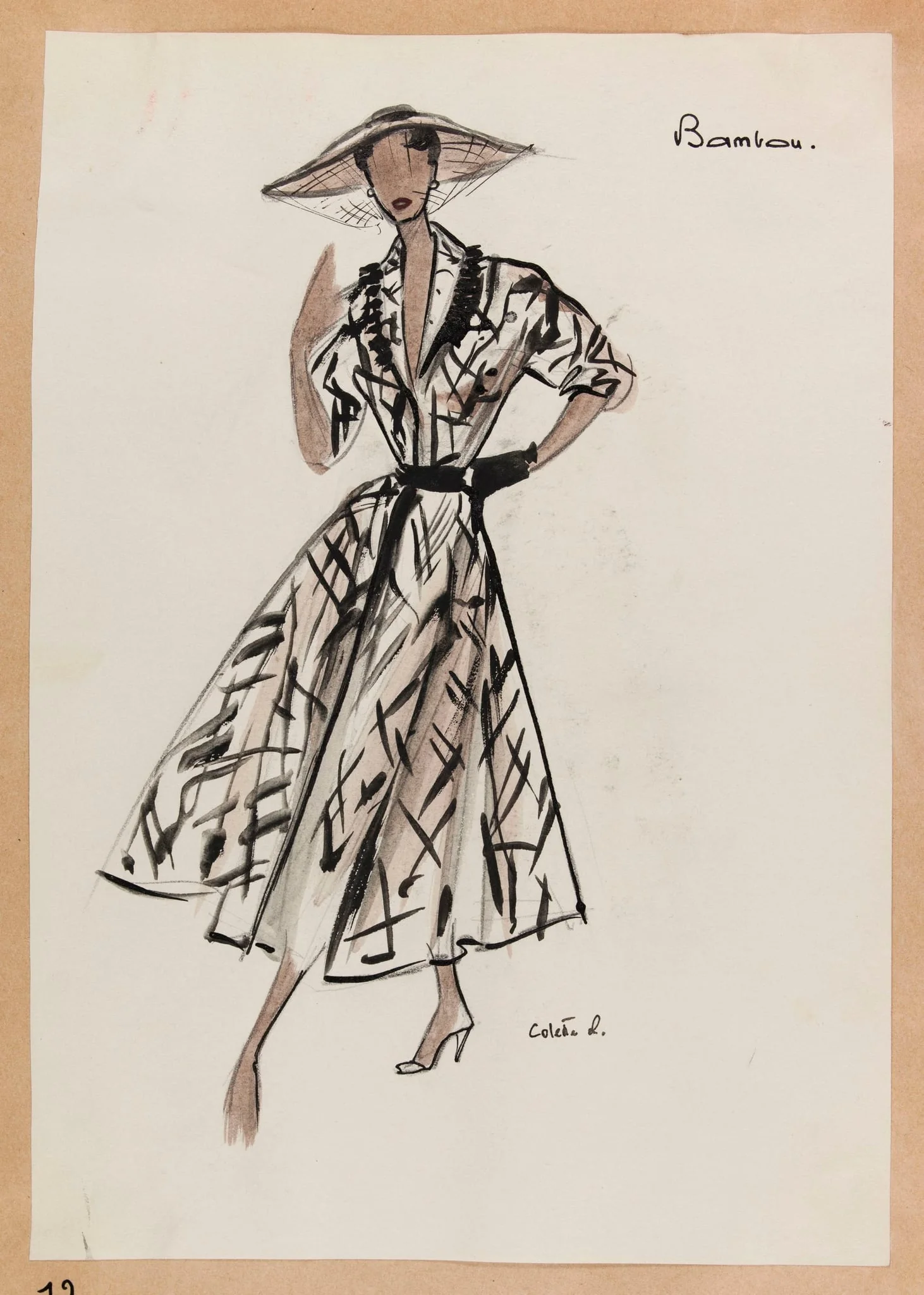 Bambou, by Marie-Louise Carven, 1951