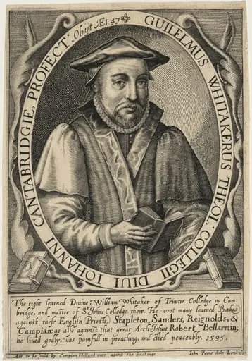 William Whitaker, Master of Saint John's College, Cambridge