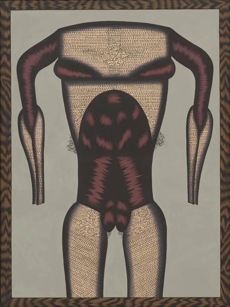 Untitled, by Christina Ramberg, acrylic, 1974