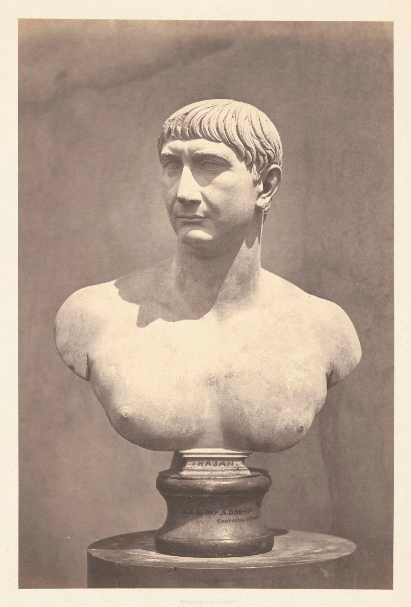 Trajan, by Roger Fenton, photographic, 1855