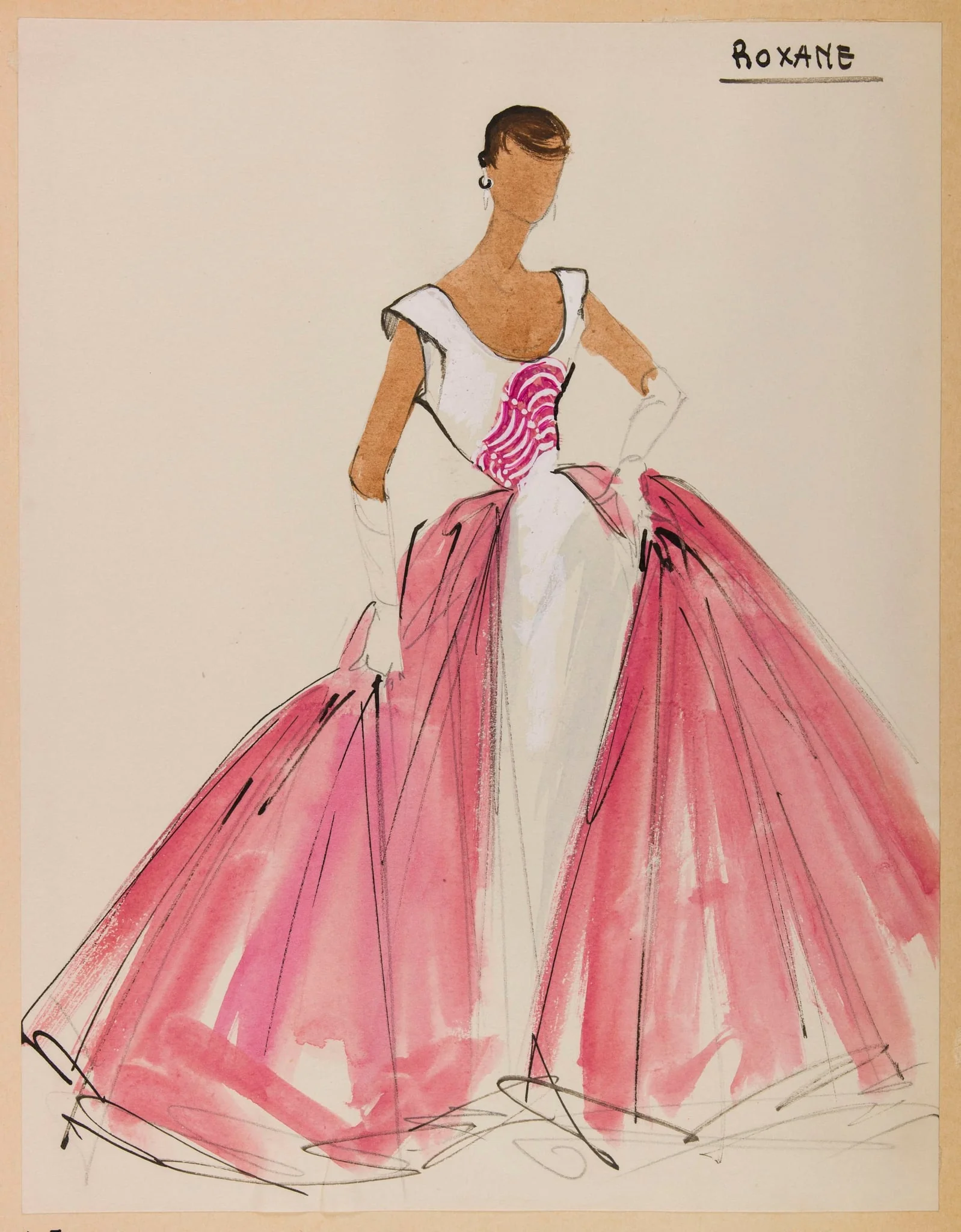 Roxane, by Carven, 1953