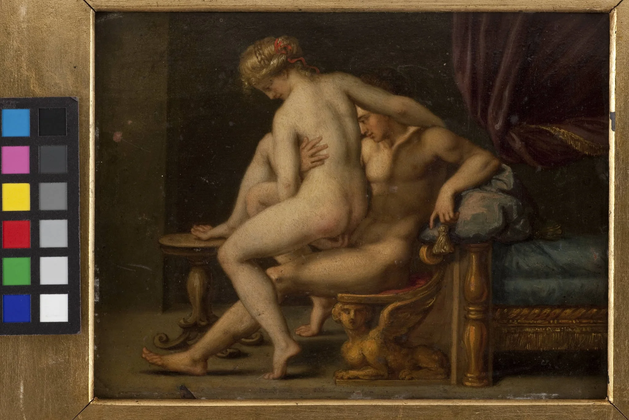 Nuditet med mand og kvinde, by Unknown, 1587
