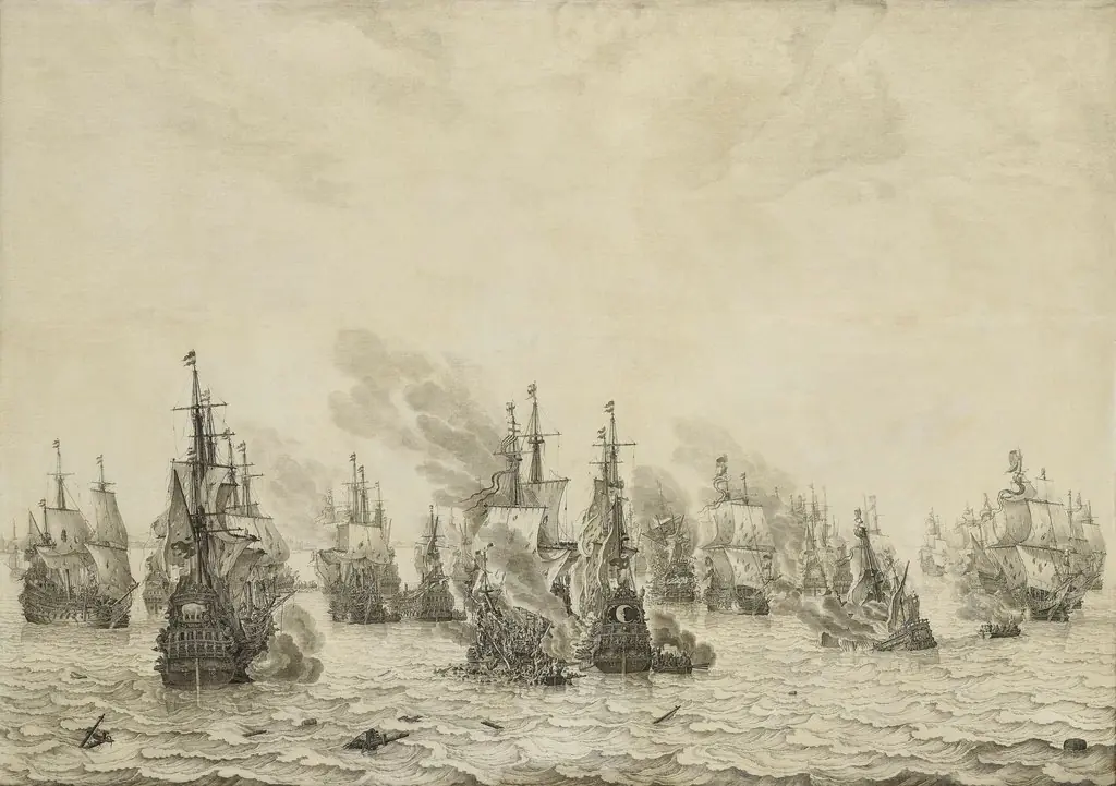 The Batlle of Livorno, 14 March 1653: episode from the First Anglo-Dutch War (1652-54)