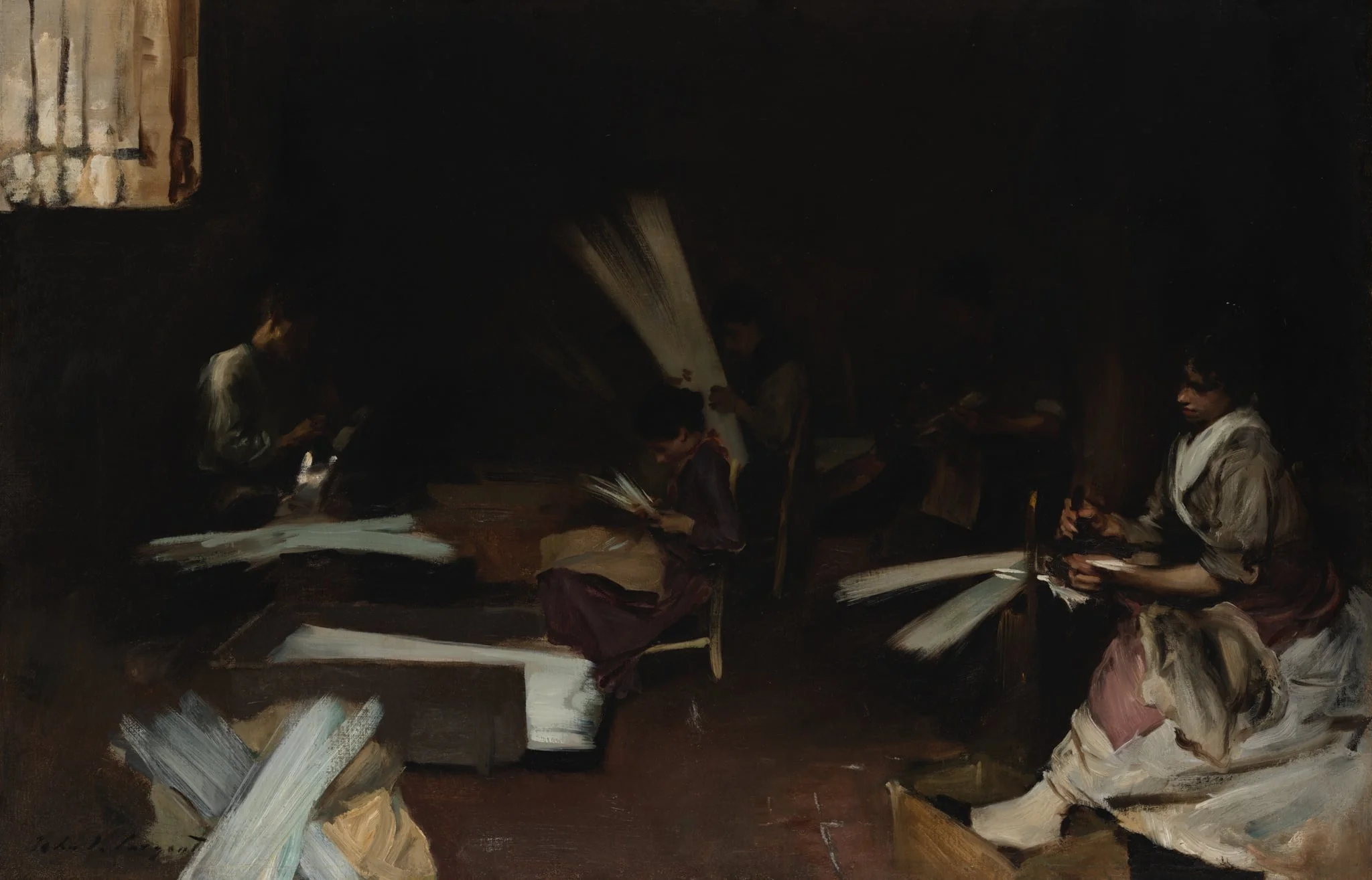 Venetian Glass Workers, by John Singer Sargent, oil, 1881