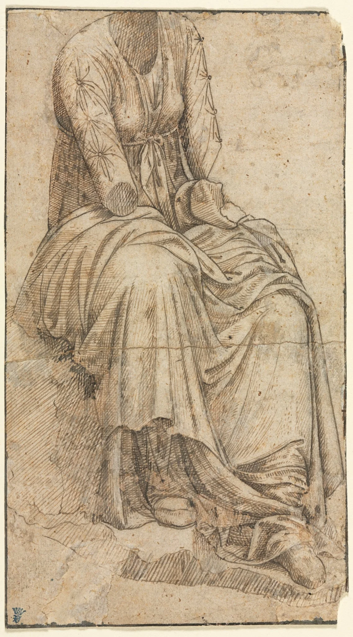 Copy of a Roman Statue of a Seated Woman