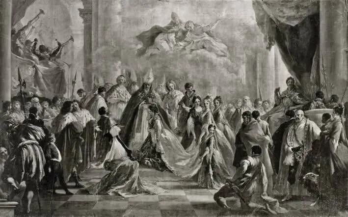 Krönung der Eleonora Magdalena von Pfalz-Neuburg zur Kaiserin