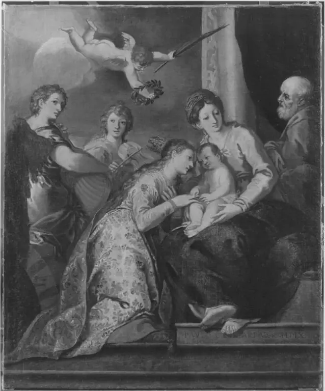 Mystic marriage of Saint Catherine of Alexandria
