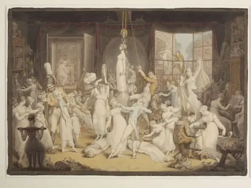 An elegant establishment for young ladies