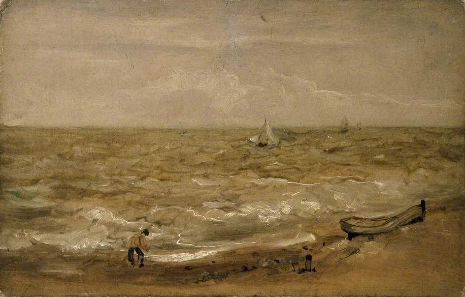 Beach Scene, by Thomas Churchyard, unspecified, 1841