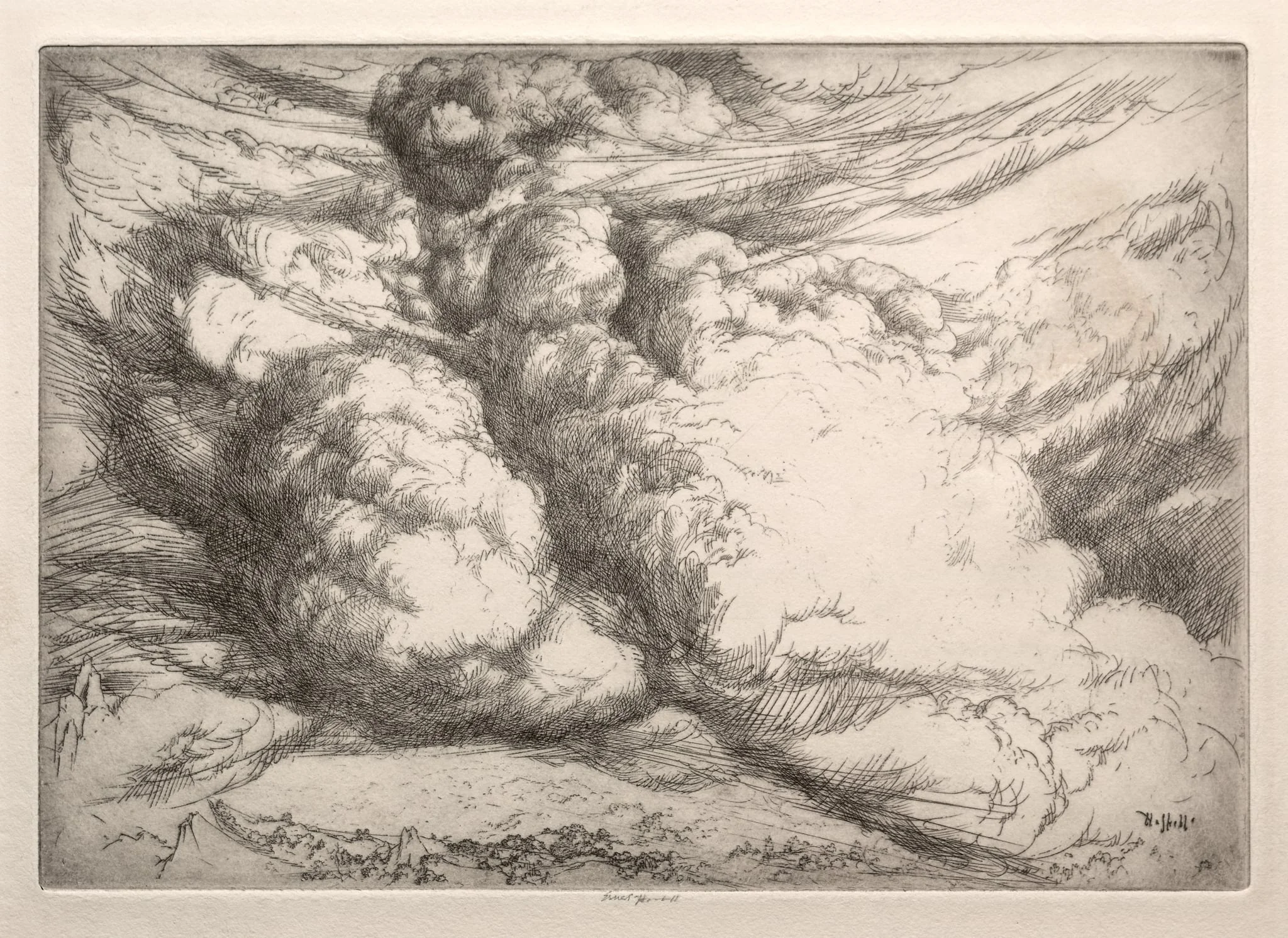 He Maketh the Clouds His Chariot, by Ernest Haskell, 1910