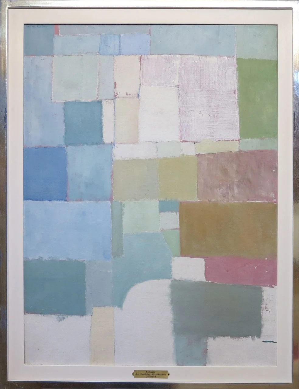 Phillips, William - Malerei, Landscape with pink, by William Phillips, unspecified, 1964