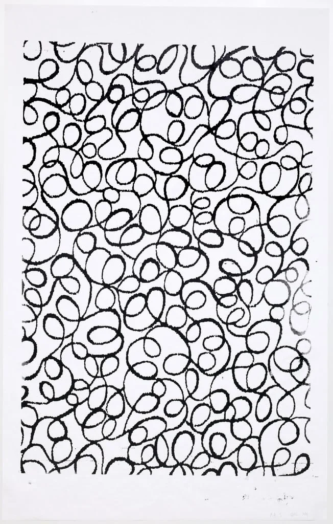 Untitled, by Christopher Wool, ink, 1999