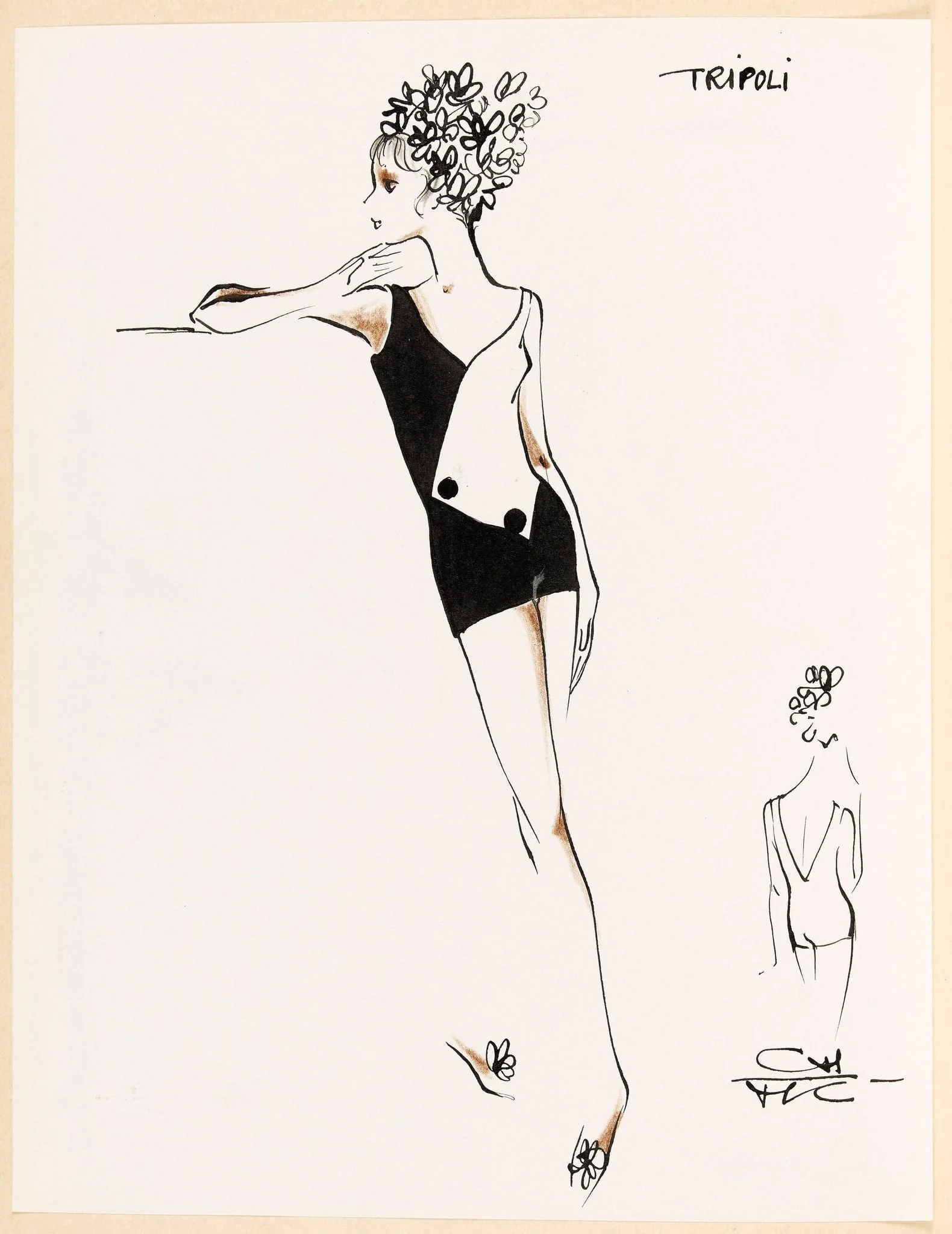 Tripoli, by Carven, 1964