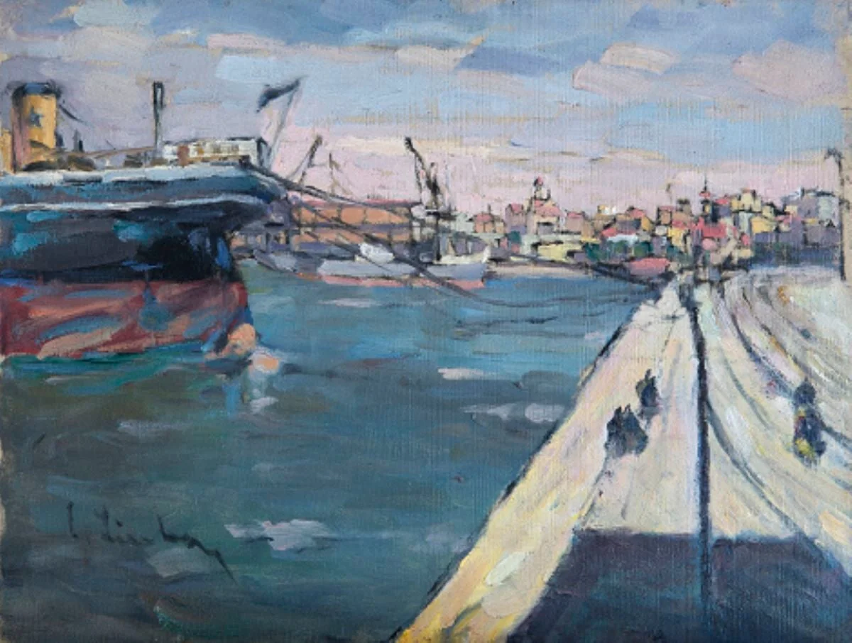 Portul Constanța, by Corneliu Liuba, unspecified