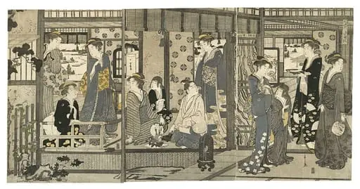 「風流やつし源氏　朝顔」|Bellflowers (Asagao), from the series Genji in Fashionable Modern Guise (Fūryū yatsushi Genji: Asagao)