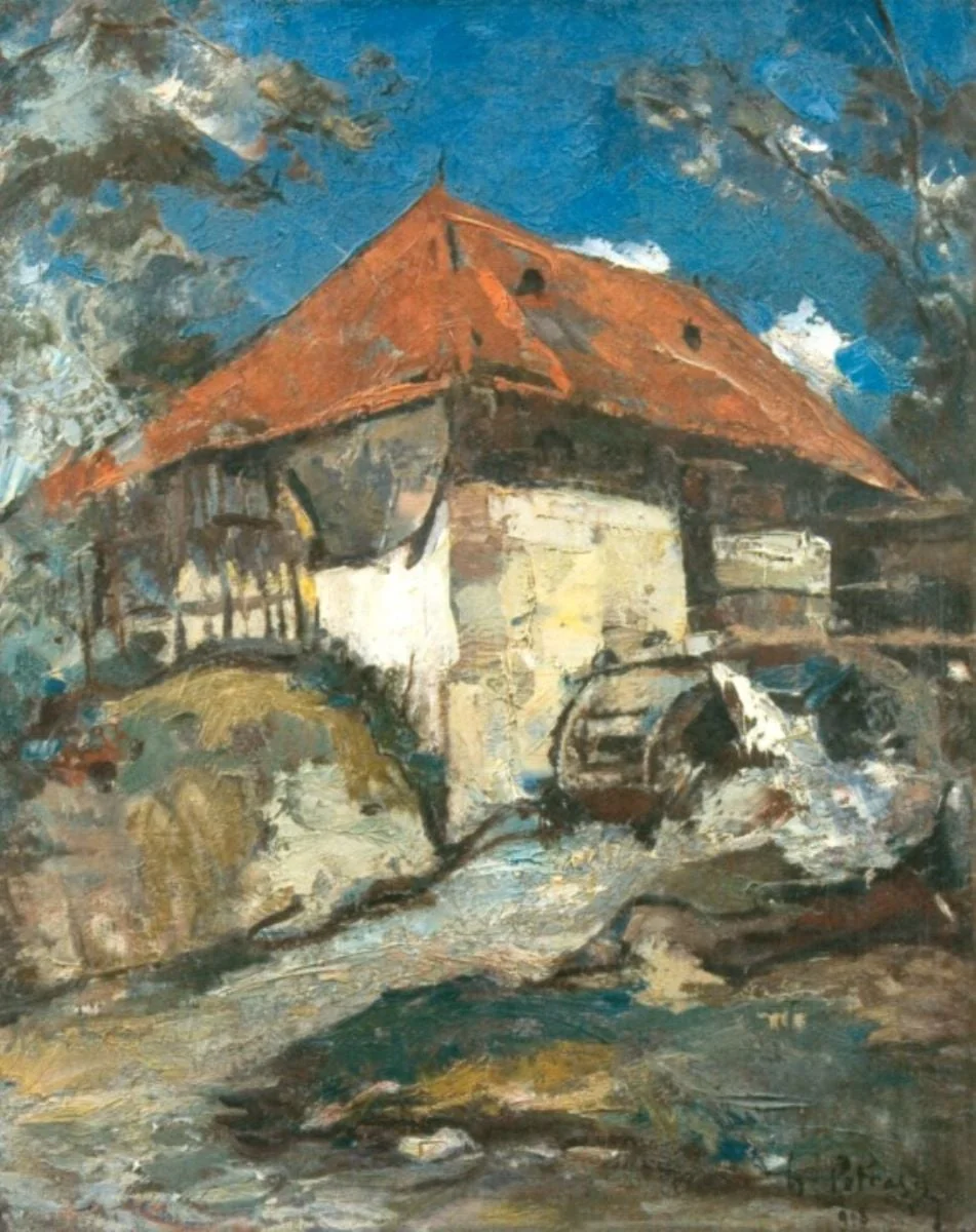 Moară, by Gheorghe Petrașcu, unspecified, 1918