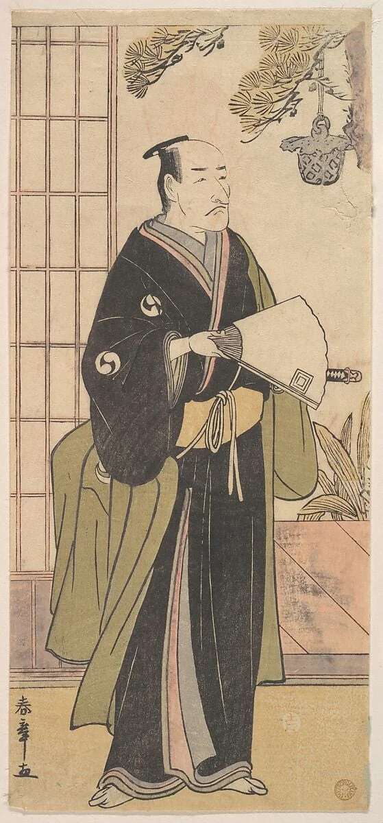 Untitled, by Katsukawa Shunshō, ink, 6