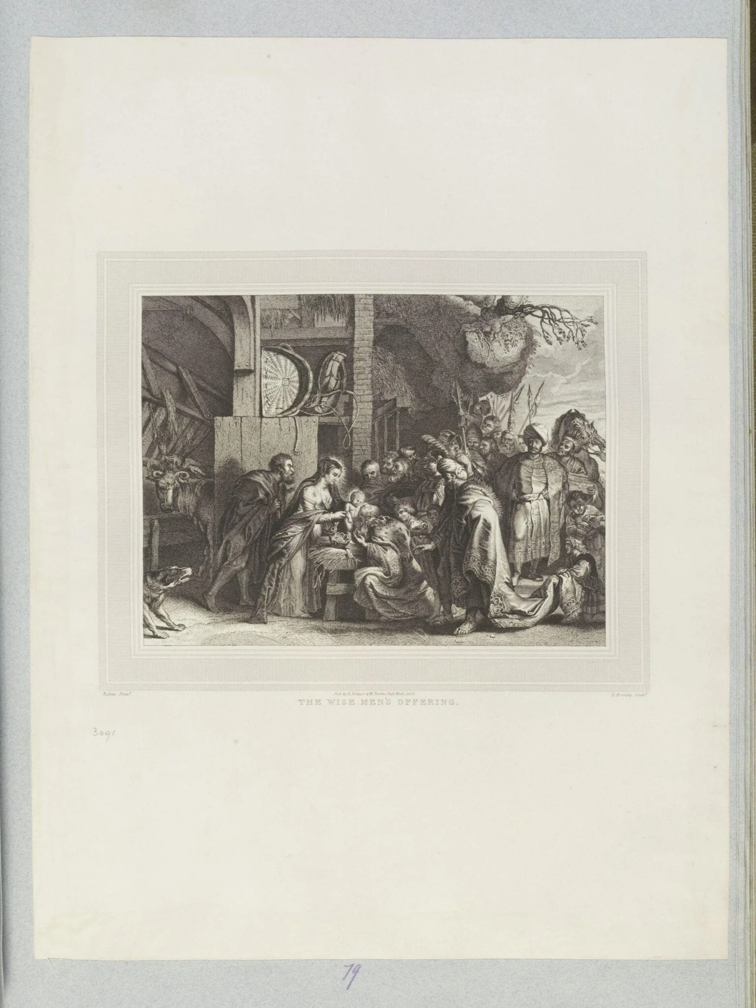 The Wise Men's Offering, by John Charles Bromley, 1850