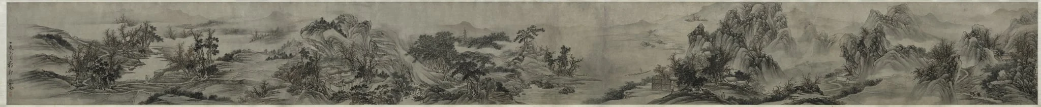 Autumn Mist in the Countryside, by Zou Zhe, unspecified, 1647