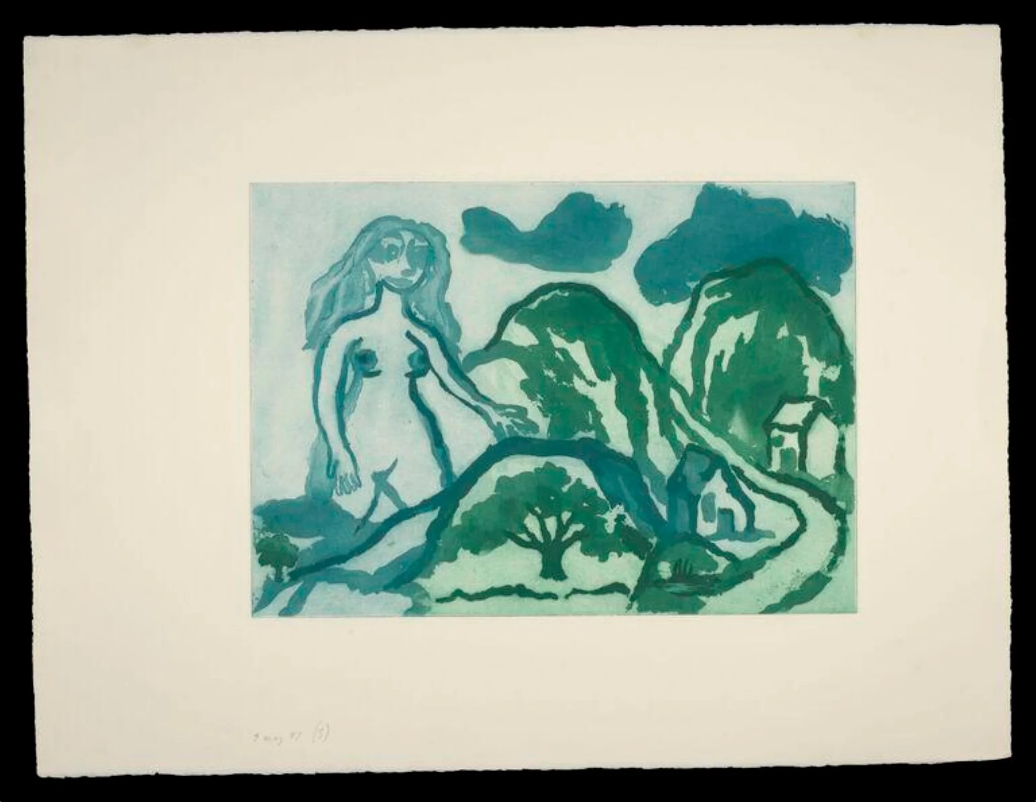 Woman and Landscape, by Ken Kiff, 1997