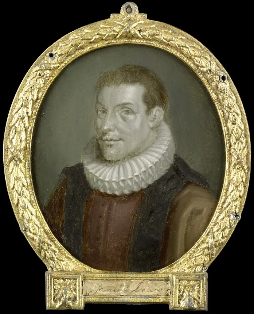 Portrait of Johan van der Does the Younger, Librarian in Leiden