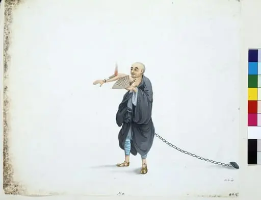 An Ascetic Monk Torturing Himself