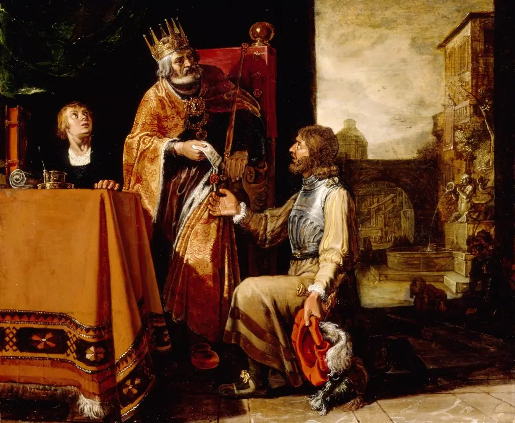 King David Handing the Letter to Uriah