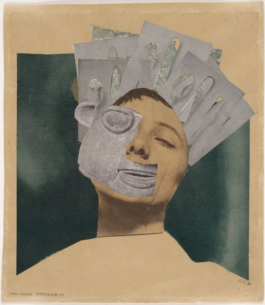 Untitled, by Hannah Höch, oil, 1930