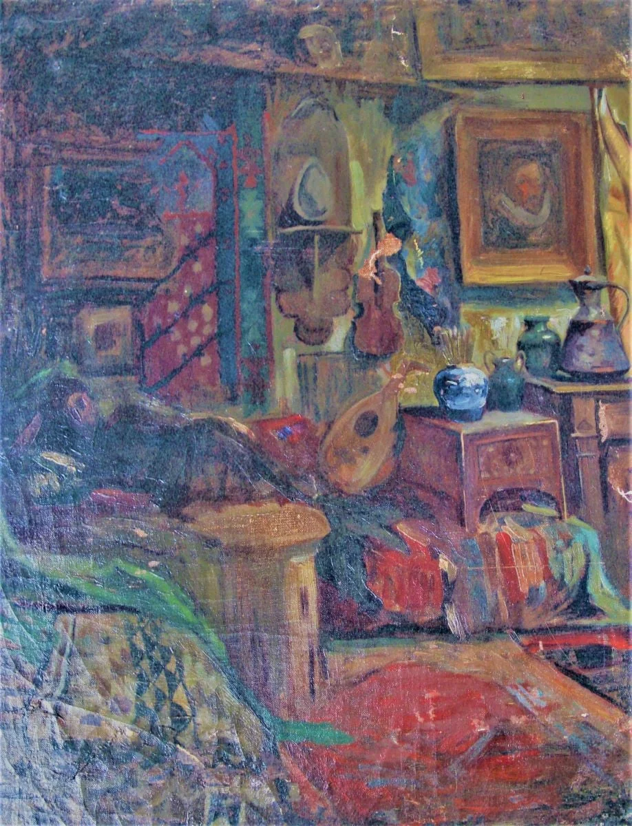 Interior oriental cu lăute
