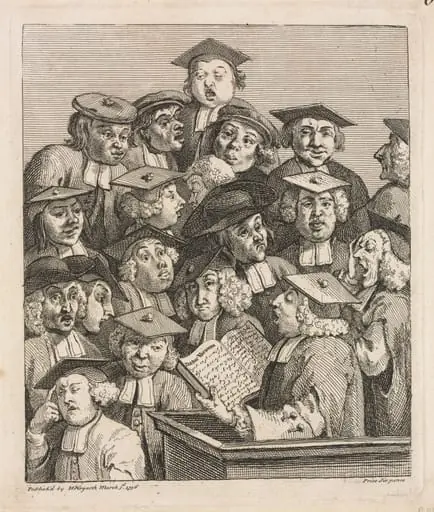 Scholars at a Lecture