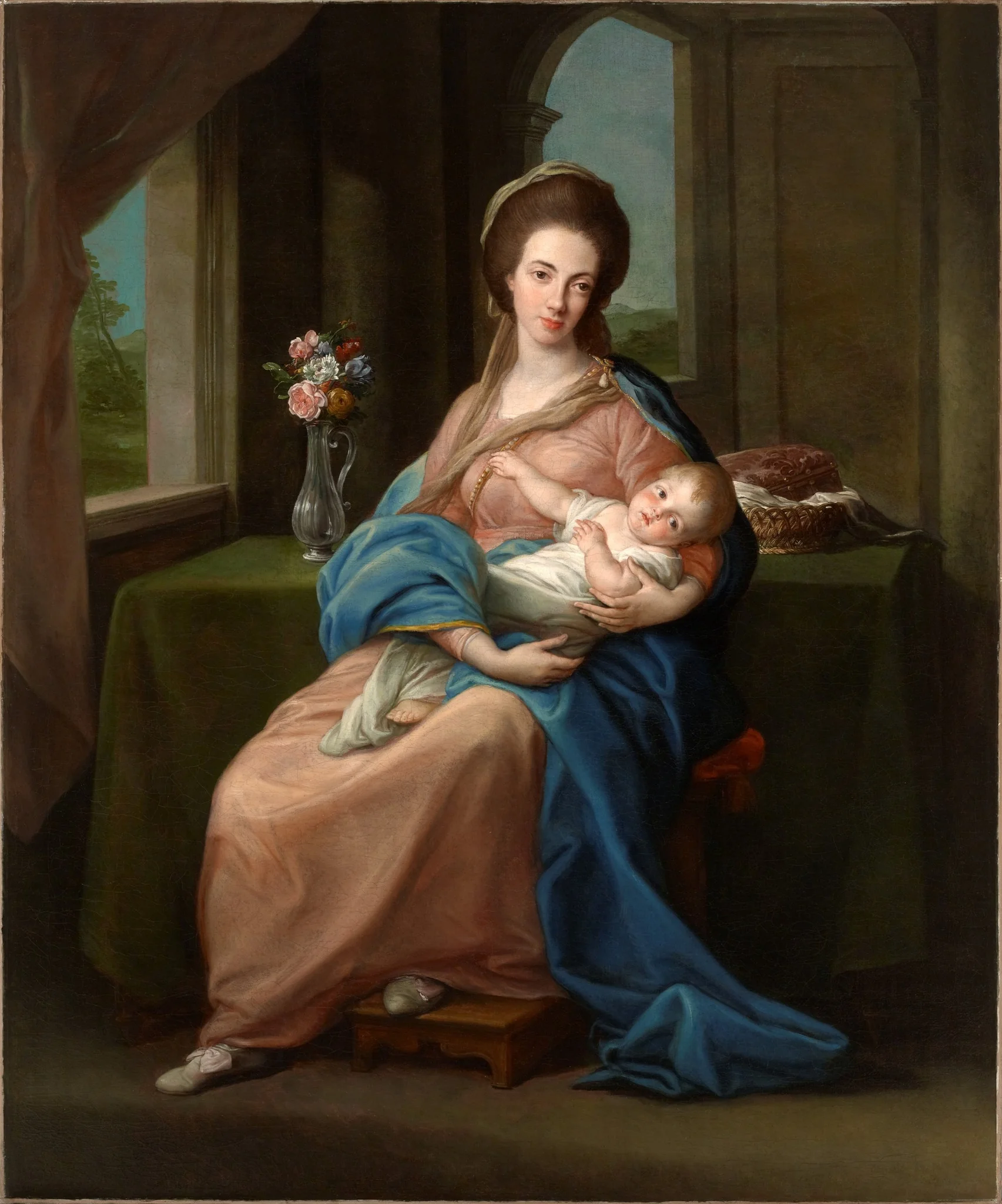 Mary Taylour, Viscountess of Headfort, later Countess of Bective and Marchioness of Headfort (1776–1795), by Pompeo Batoni, oil, 1792