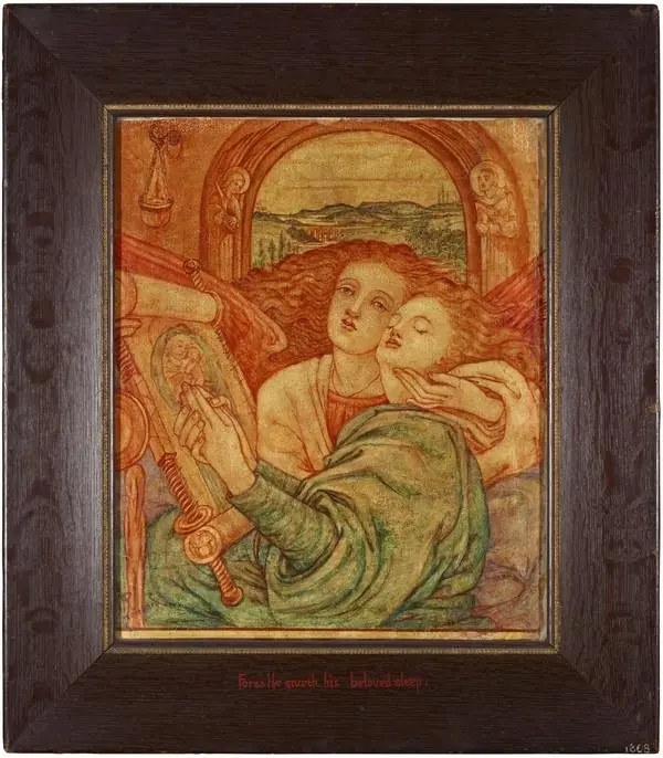 'For So He Giveth His Beloved Sleep'. Fragment of a Mural from the Mortuary Chapel, the Royal Hospital for Sick Children, Edinburgh
