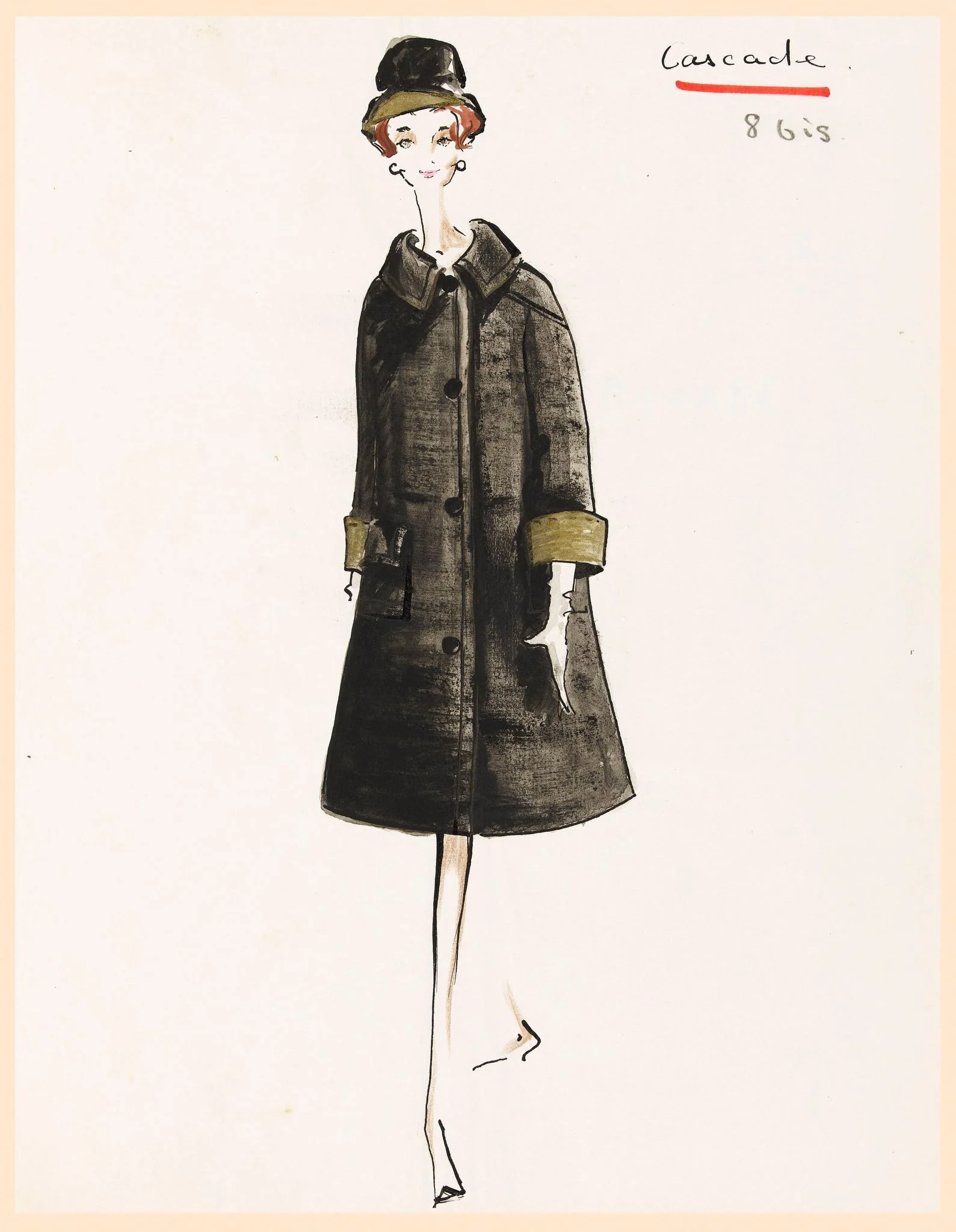 Cascade, by Marie-Louise Carven, 1967