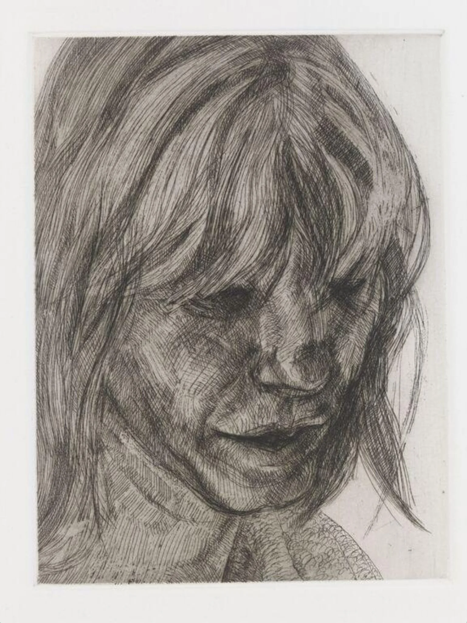 Small Head, by Lucian Freud, 1988