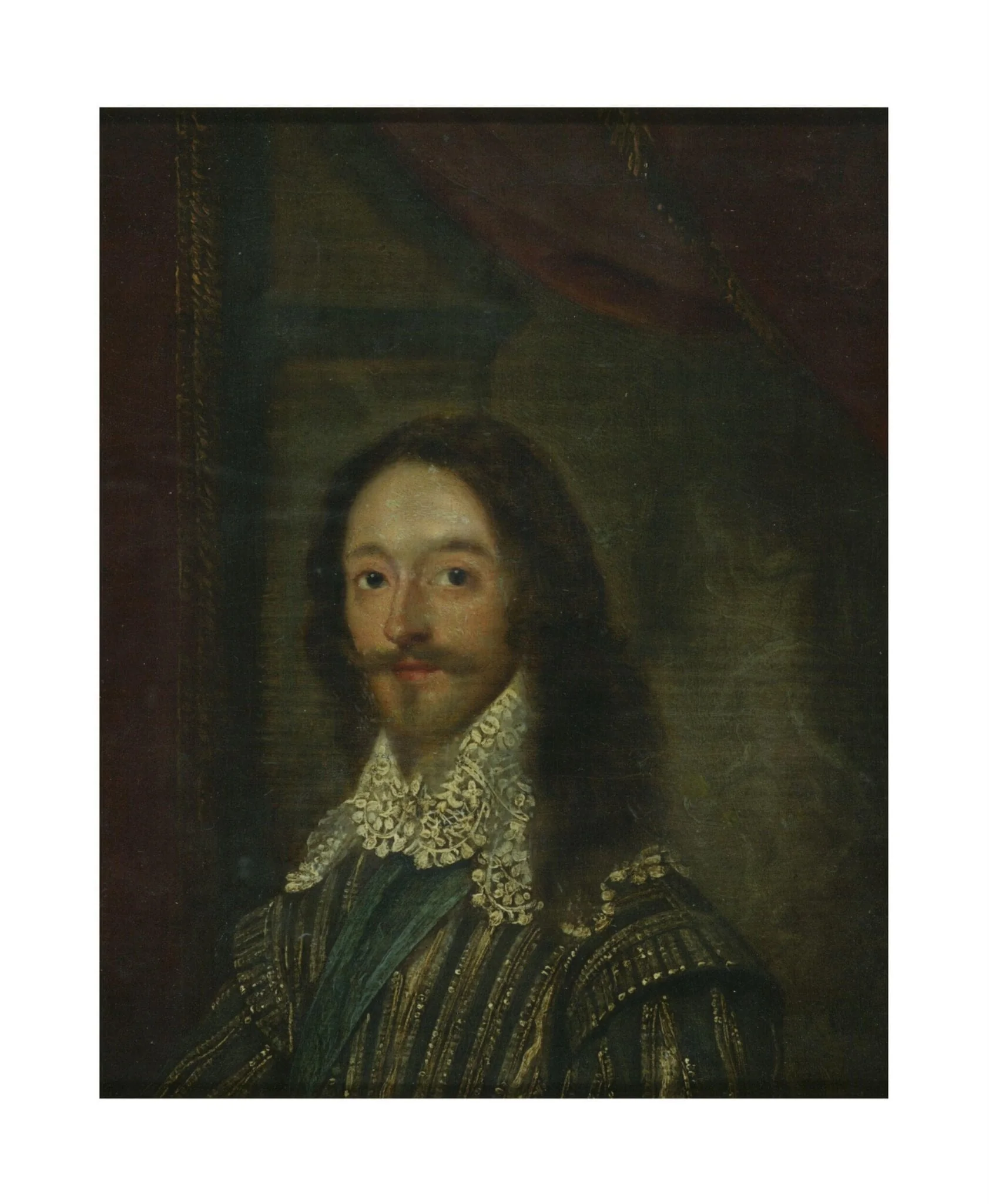 Charles I, by Daniel Mytens, oil, 1650