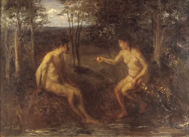 Adam and Eve.