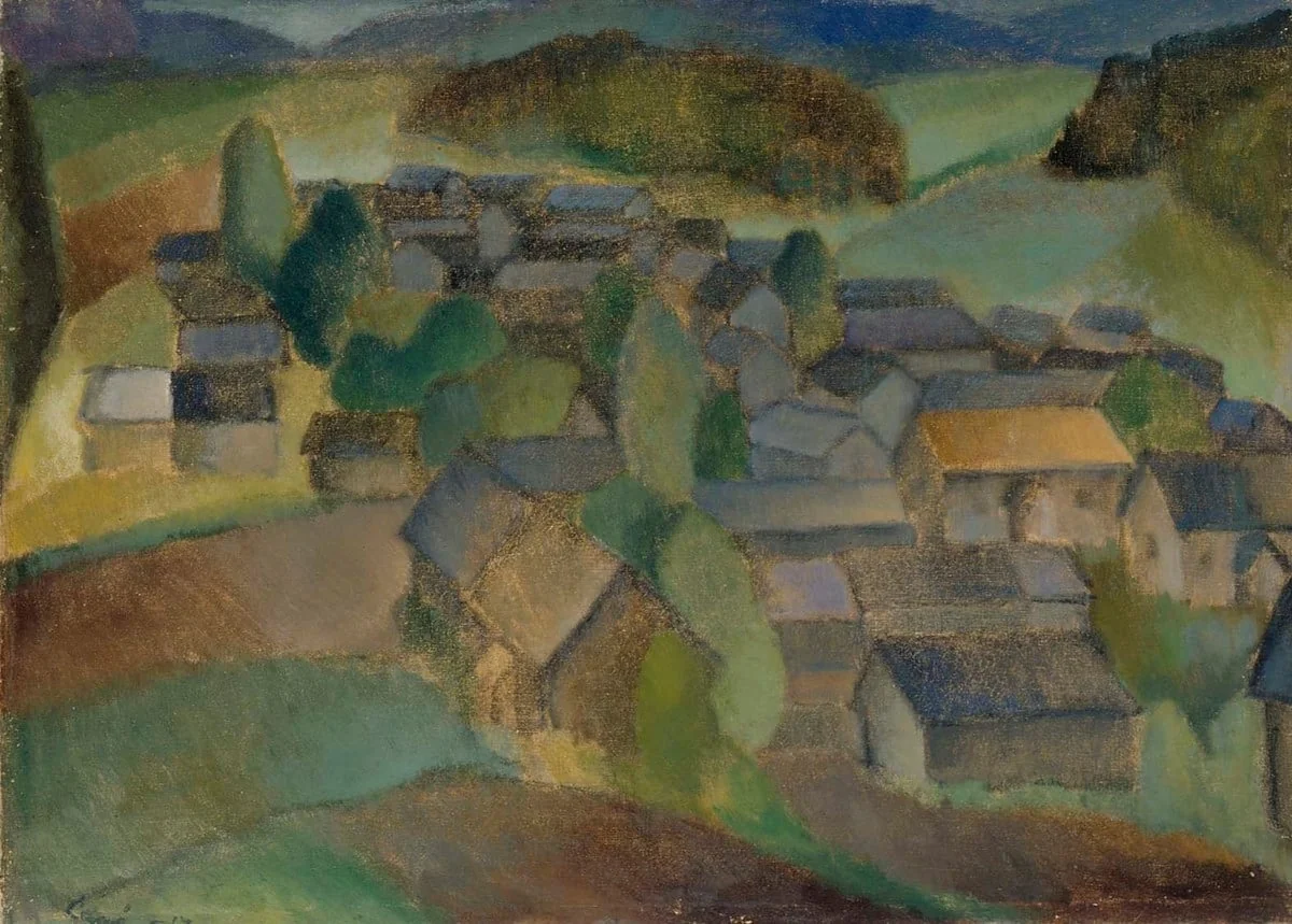 Maisema Ranskasta, by Alvar Cawén, unspecified