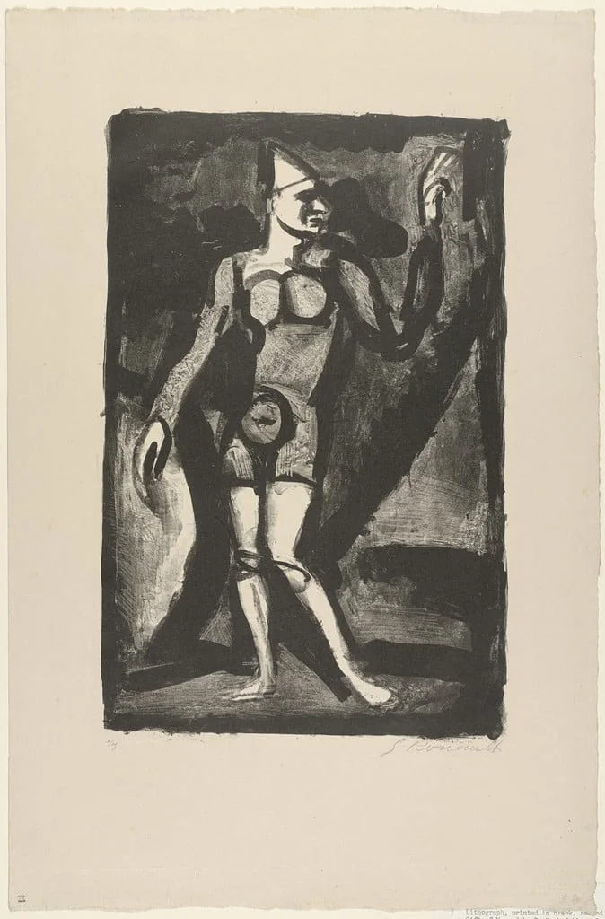 Untitled, by Georges Rouault, ink, 1926