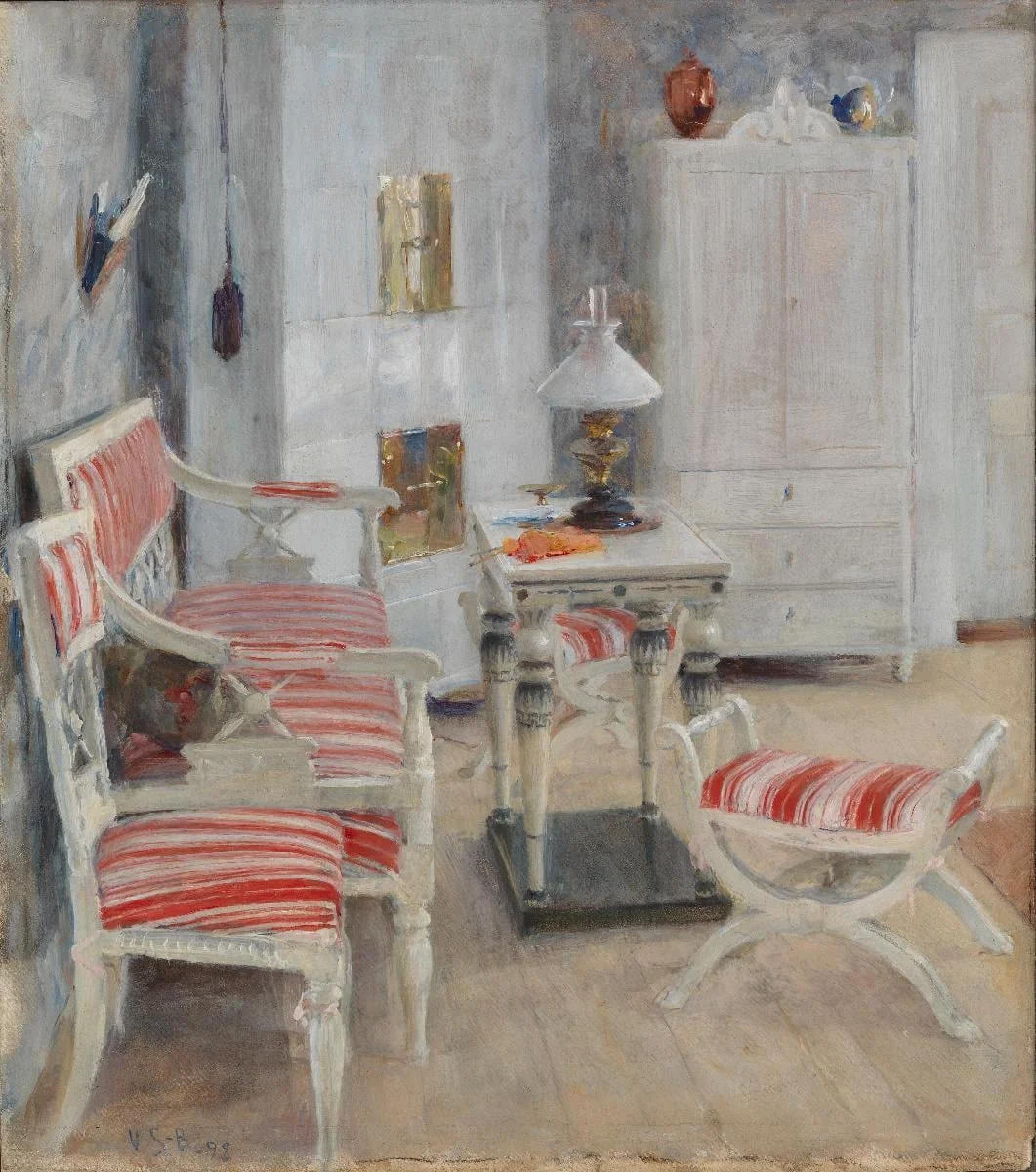 Interiööri, Koivuniemi, by Venny Soldan-Brofeldt, unspecified, 1913