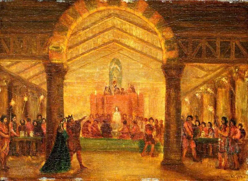 Scene from 'Macbeth' by William Shakespeare